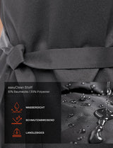 freeNeck bib apron with pockets, water-repellent, unisex cooking apron 105×70 cm