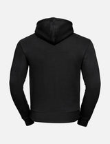 Men's hoodie with kangaroo pocket, double-layered hood, flat drawstring and slim fit