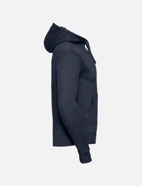 Sweat à capuche homme avec poche kangourou, capuche doublée, cordon plat et coupe ajustée