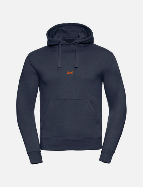 Sweat à capuche homme avec poche kangourou, capuche doublée, cordon plat et coupe ajustée