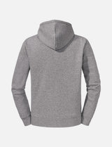 Men's hoodie with kangaroo pocket, double-layered hood, flat drawstring and slim fit