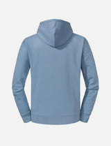 Men's hoodie with kangaroo pocket, double-layered hood, flat drawstring and slim fit