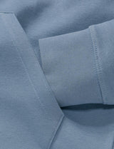 Men's hoodie with kangaroo pocket, double-layered hood, flat drawstring and slim fit