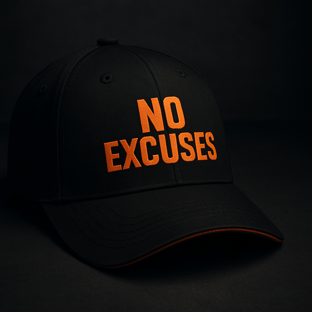 Casquette No Excuses | StrongAnt Fitness Collection