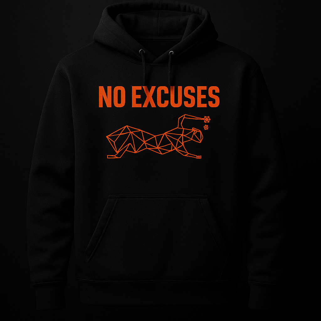No Excuses Hoodie | StrongAnt Fitness Collection
