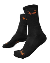 Long unisex tennis socks with terry soles