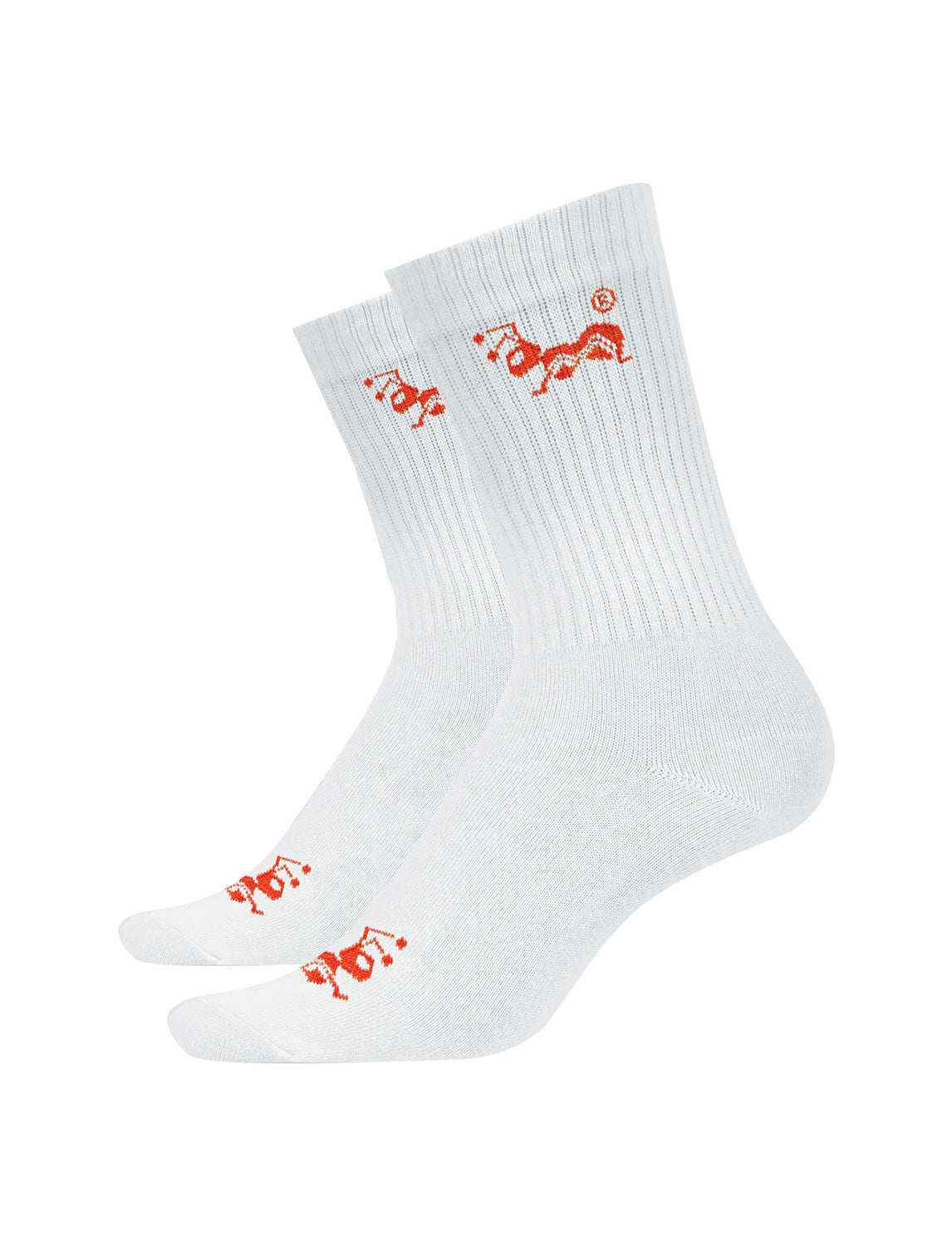 Long unisex tennis socks with terry soles