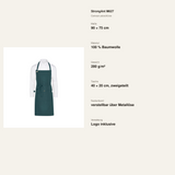 StrongAnt M627 Canvas-Latzschürze Emailleblau – Maße Material und Funktionen