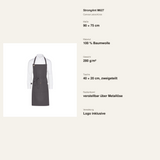 StrongAnt M627 Canvas-Latzschürze Grau – Maße Material und Funktionen