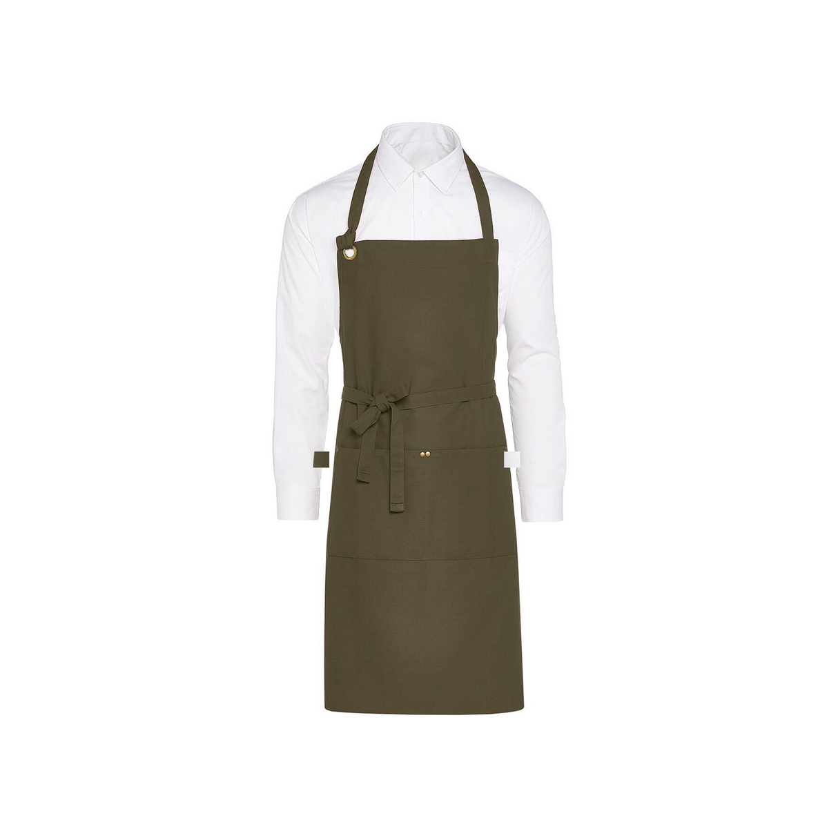 StrongAnt M627 Canvas-Latzschürze Olive – Produktfoto Hauptbild