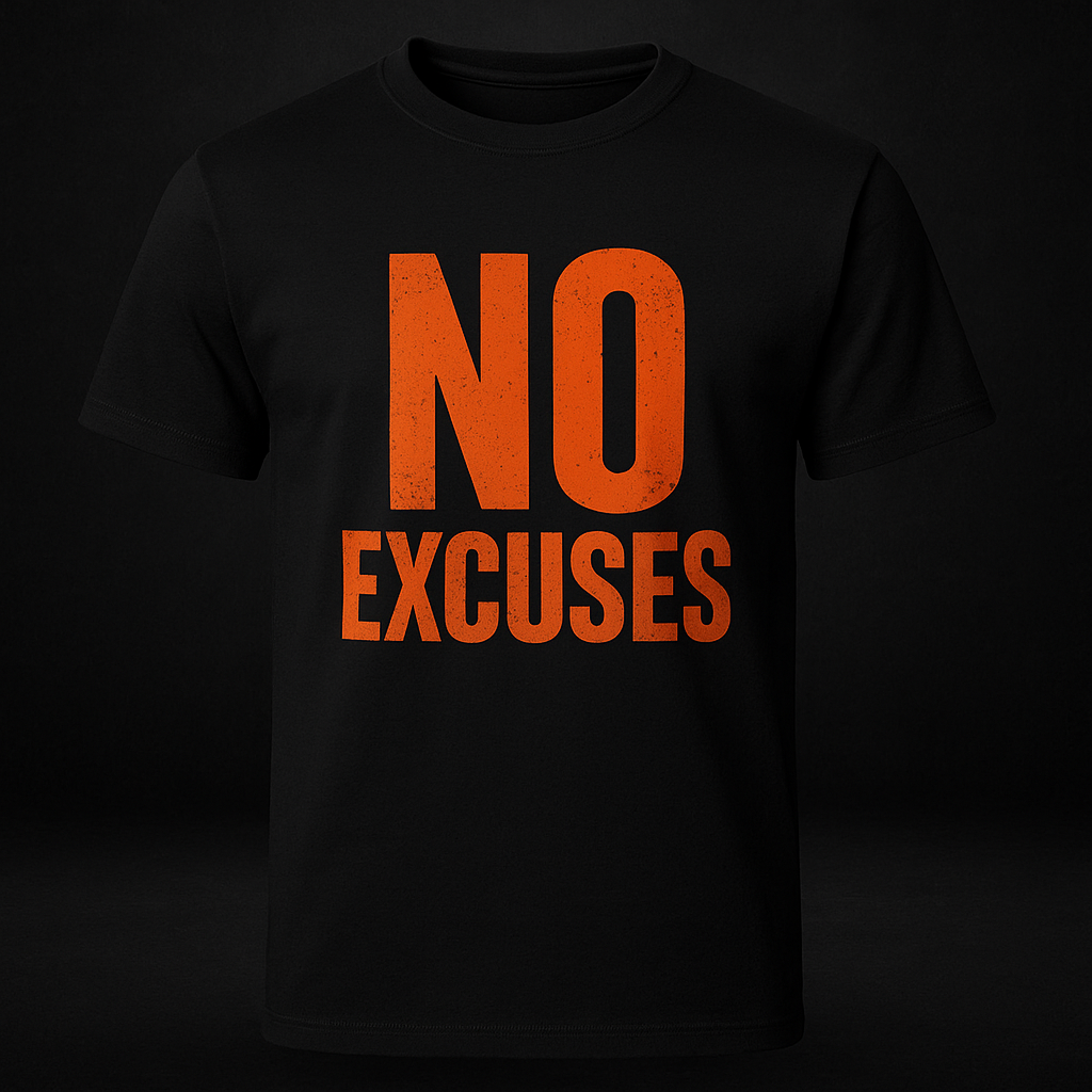 T-shirt fitness No Excuses | StrongAnt Fitness Collection