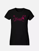 Women's T-Shirt with large line Ant logo 100% soft cotton