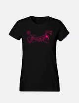 Women's T-Shirt with large line Ant logo 100% soft cotton