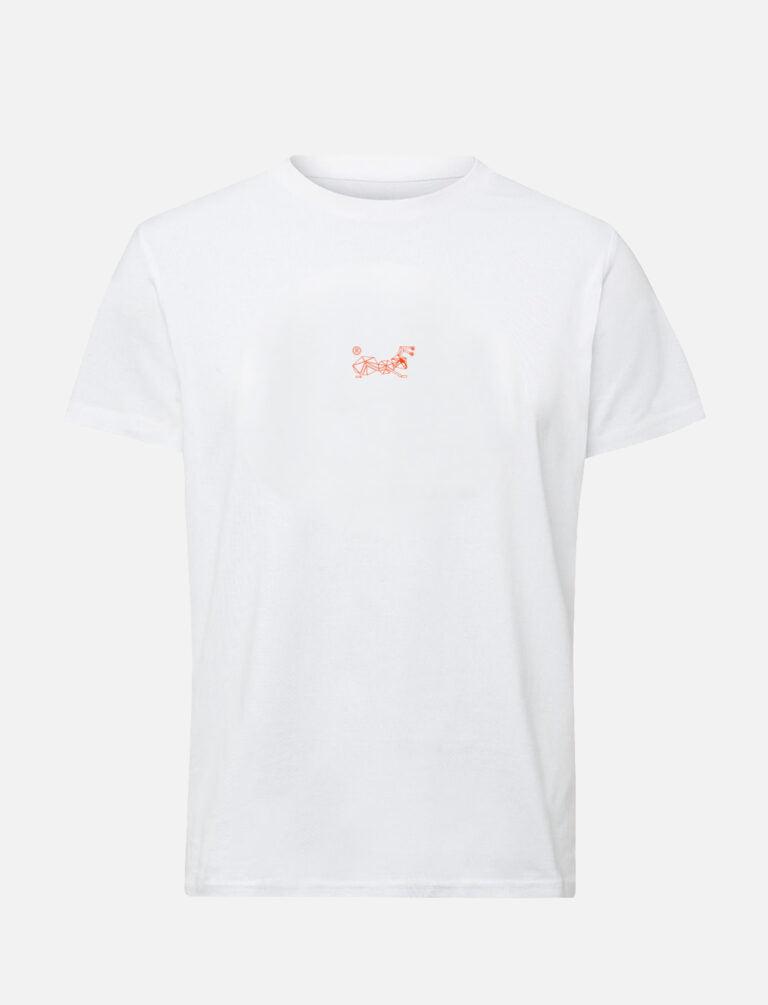 T-Shirt with small line Ant logo 100% Heavy Cotton